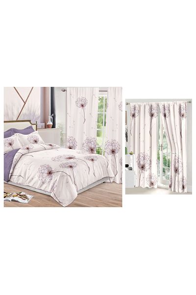 CHIRASO CHIRASO Bedding Set, 8 Pieces with Drapery, 230x240 Sheet, Duvet Cover and 4 Pillowcases