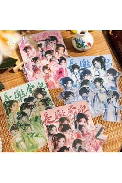 İthal O7-10Pcs Chinese Girl Pet Sticker - Number : 1