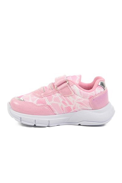 AYAKMOD Pink Velcro Lighted Girls' Sports Shoes 336126 B
