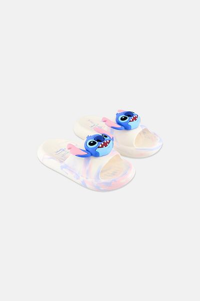 Disney Toddlers Boys Stitch Slip On Slippers, Multicolor