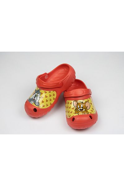 TOM Kids Clogs -lightweight & Comfortable Slip-on Footwear For Boys- Red