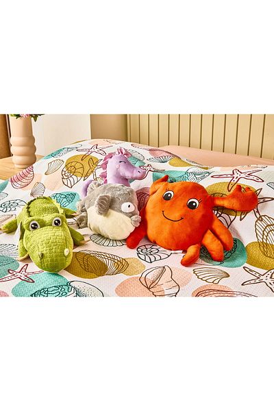 MATMEL Crab Figured Pillow - Orange - 30X40 cm