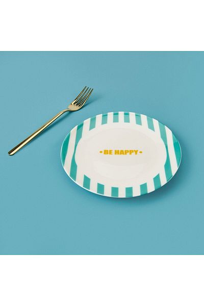 MATMEL Be Happy Dessert Plate - Green - 19 cm