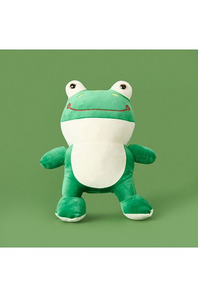 MATMEL Frog Figured Pillow - Green - 35X20 cm