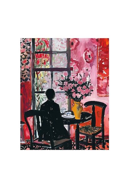 Painting-numbers Canvas Painting Woman with Flowers 10100, 360g Canvas on Wooden Frame, 90cm x 120cm, Living Room, Be