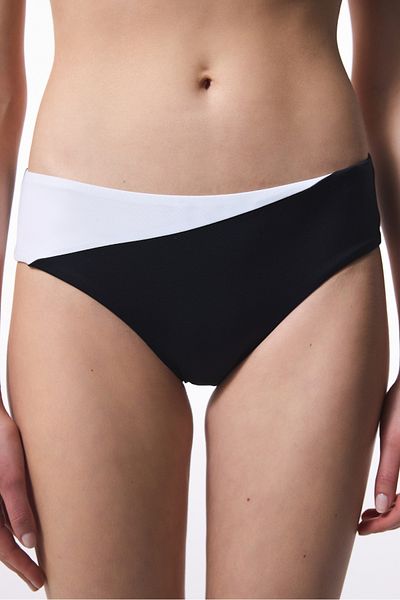 Penti Schwarz-weißer Gina Hipster-Bikiniunterteil