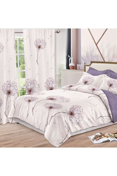 CHIRASO CHIRASO Bedding Set, 8 Pieces with Drapery, 230x240 Sheet, Duvet Cover and 4 Pillowcases