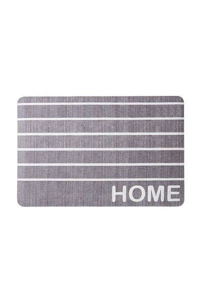 MATMEL Home Striped Door Mat - Gray / White - 40X60 cm