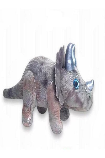 rexa Plush Dinosaur with Texture and Bright Eyes