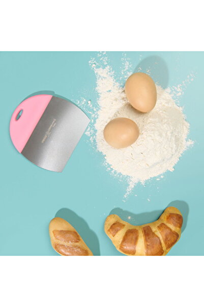 PİRGE Creme Home Dough Scraper - Pink - 10 cm