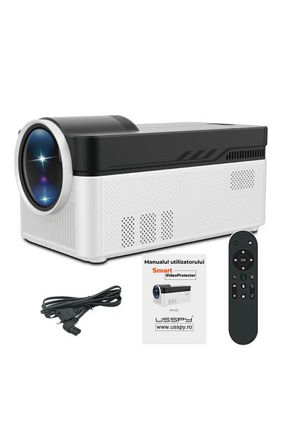 USSPY Videoproiector Smart Full HD 8 K