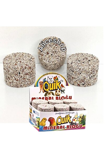 aliceshop Quik Mineral Blok Gaga taşı 3 Adet