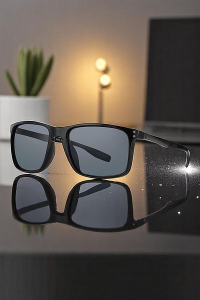Daniel Klein 100% Polarized Uv400 Protection Black Color Original Rectangle Men's Sunglasses Dkg6250C4