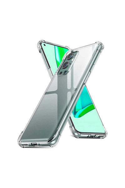 CaseArt OnePlus 9 Pro ile uyumlu Kapak Köşe Korumalı Airbag Antishock Şeffaf ...