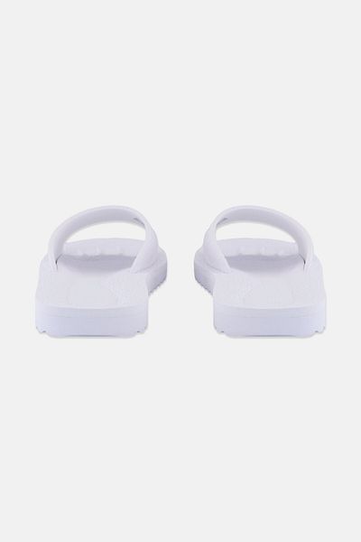 Puma Kids Boy Brand Logo Slip On Slides, White