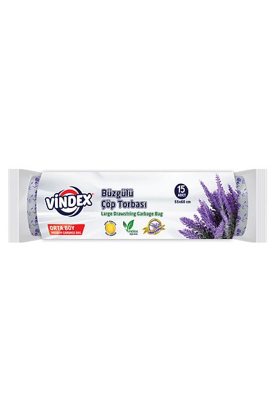 Vindex Household garbage bags, colored and scented, 55 x 60 cm, 30 L, 10 pcs.