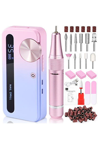 Choice1 ماكينة حفر أظافر كهربائية USB DMJTZ-M50-Color-USB 35000 دورة في الدقي...