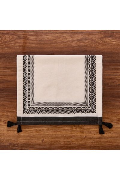 ASPARTAM Ethnic Runner - White - 40X140 cm