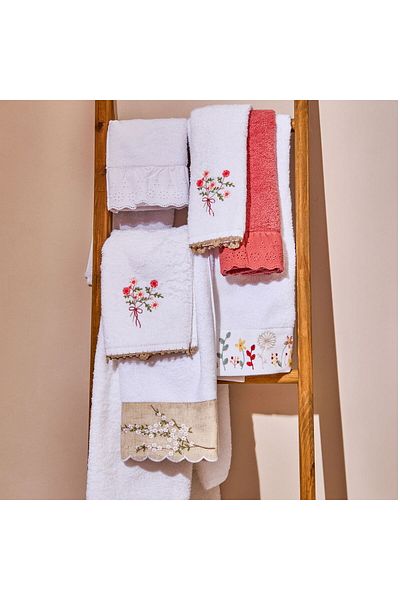 MATMEL Lina Face Towel - Ecru - 50X90 cm