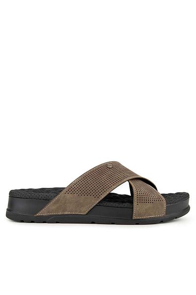Muya Renmen Anatomic Sole Heel Sticker Men's Slippers Mink