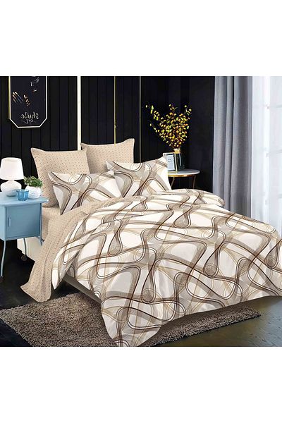 CHIRASO CHIRASO Finet Bedding Set, 6 Pieces, 2 Persons, Sheet 180x200, Duvet Cover 200x230, 4 Pillowcases, Print