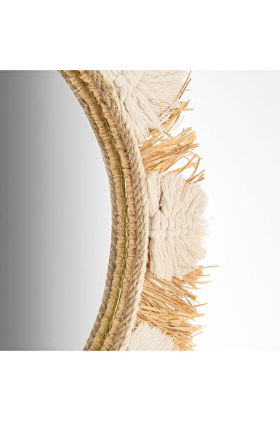 ASPARTAM Deco Boho Mirror - White - 40 cm