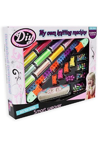 rexa مجموعة ألعاب صنع أساور باستخدام ماكينة الحياكة اليدوية 30 سم × 24 سم × 4...