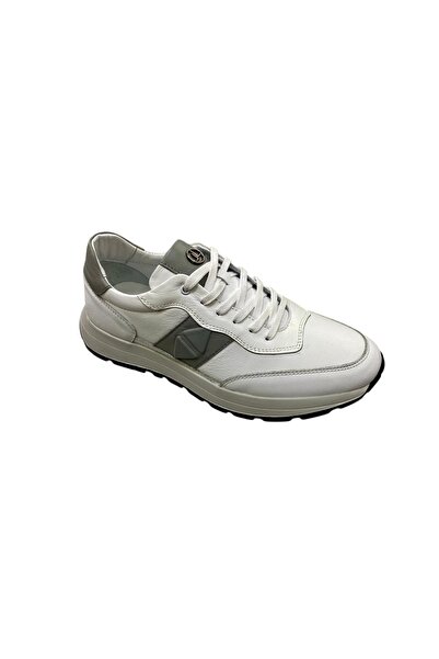 SULA Men's Lace-Up Leather White Leather Inside Special Poly Sole Casual Shoes