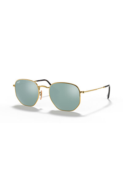 Ray-Ban RB 3548N 00130 51 نظارة شمسية هندسية ذهبية للجنسين