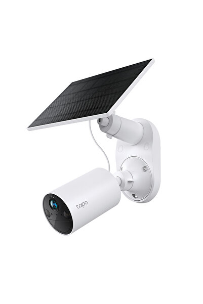 TP-LINK TC82 KIT 2K RenkliGece Görüşü Şarj Edilebilir IP65 110° Açılı Güneş E...
