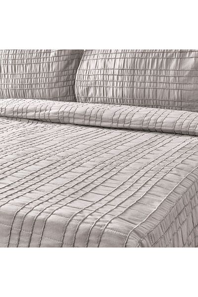 MATMEL Elite Double Bedspread Set - Gray - 200X230 cm