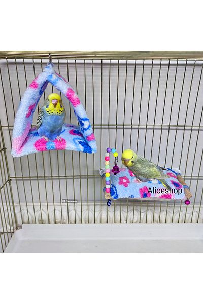 aliceshop Tent Bed for Budgie and Birds of the Same Size