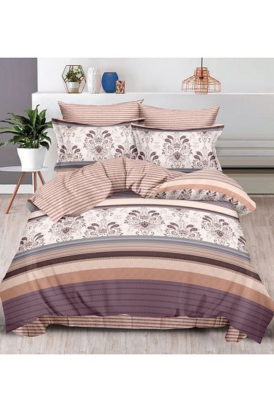 CHIRASO CHIRASO Finet Bedding Set, 6 Pieces, Double Bed, Sheet 180x200, Duvet Cover 200x230, 4 Pillowcases