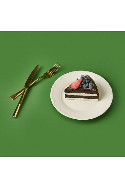 MATMEL Porcelain Liana Dessert Plate - Cream - 19 cm