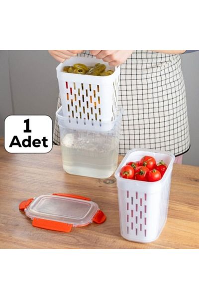 ASPARTAM Flat Lid Pickle Jar - - 2 Lt