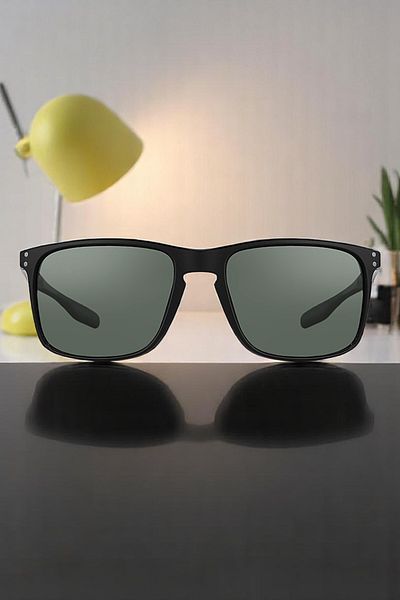 Daniel Klein 100% Polarized Uv400 Protection Black Color Original Rectangle Men's Sunglasses Dkg6250C2
