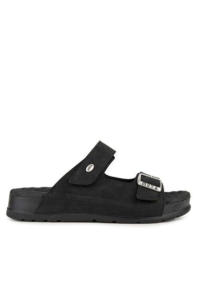 Muya Mamaki Anatomical Sole Heel Spur Men's Slippers Black