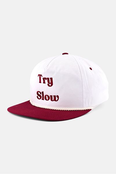 Feat Men Embroidered Cap, White