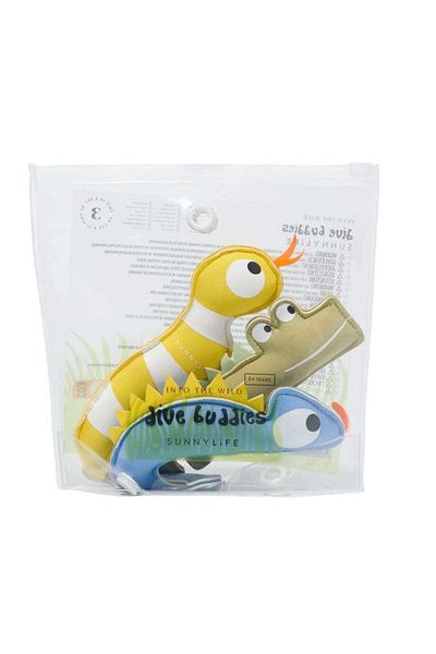 SunnyLife Kids Dive Buddies | Into the Wild Multi Set of 3 | Pool Toys