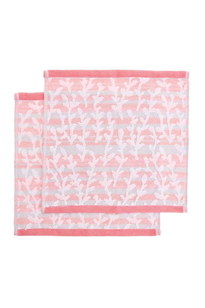 ASPARTAM Carla 2-Piece Towel Set - Light Orange - 30X30 cm