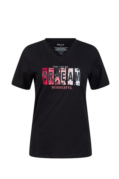 2AS Alone Printed V-Neck Women's T-Shirt 404