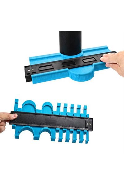 STOREMAX Ntwork Contour Measuring Device Wooden Tile Forming Mold 24 cm Art 1087243