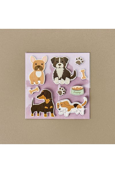 MATMEL 3D Pet Printed Sticker -