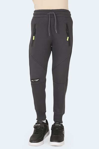 Slazenger Παιδικό αθλητικό παντελόνι LAMYA Unisex Σκούρο Γκρι