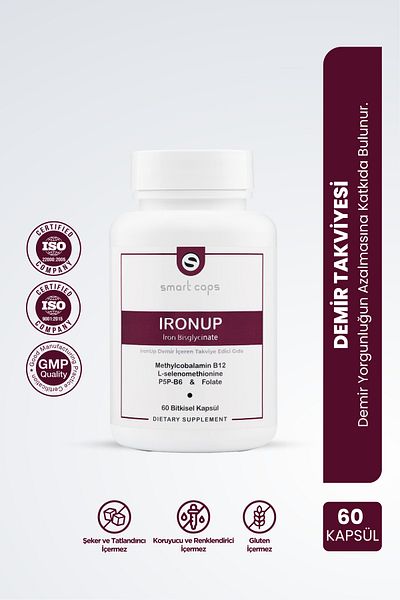 Smartcaps Ironup Iron 60 Capsules