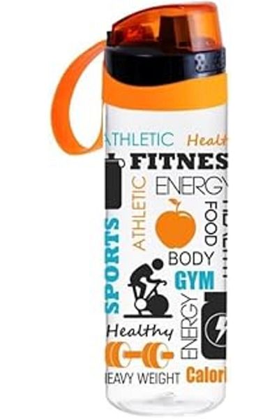 Mu Art Ahşap Herevin 161670-836 Motivational Patterned Flask 750 ml