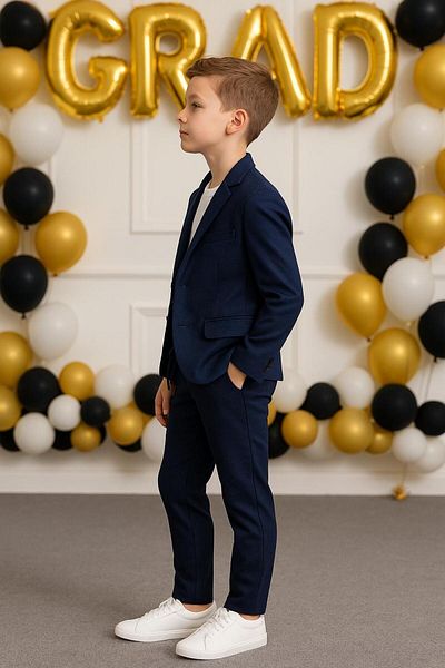 Terry Boy Linen Look Sports Suit with Jacket/ Show /Special Occasion/Graduation Sports Suit
