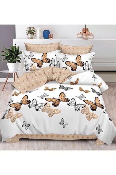 CHIRASO CHIRASO Finet Bedding Set, 6 Pieces, Sheet 240x250, Quilt 200x230, 4 Pillowcases, Print