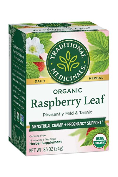 TRADITIONAL MEDICINALS شاي أوراق التوت العضوي، مثالي لتقلصات الدورة الشهرية ودعم الحمل،