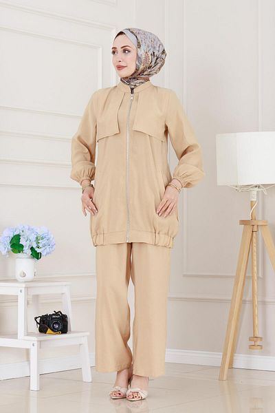 Sevitli Allerli Double Suit-Beige